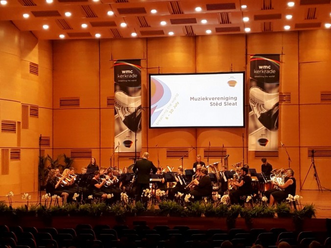 Schitterende prestatie Muziekvereniging Stêd Sleat op het WMC