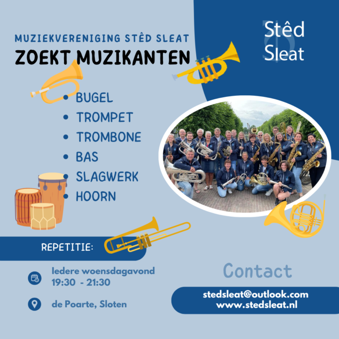 Muzikanten gezocht