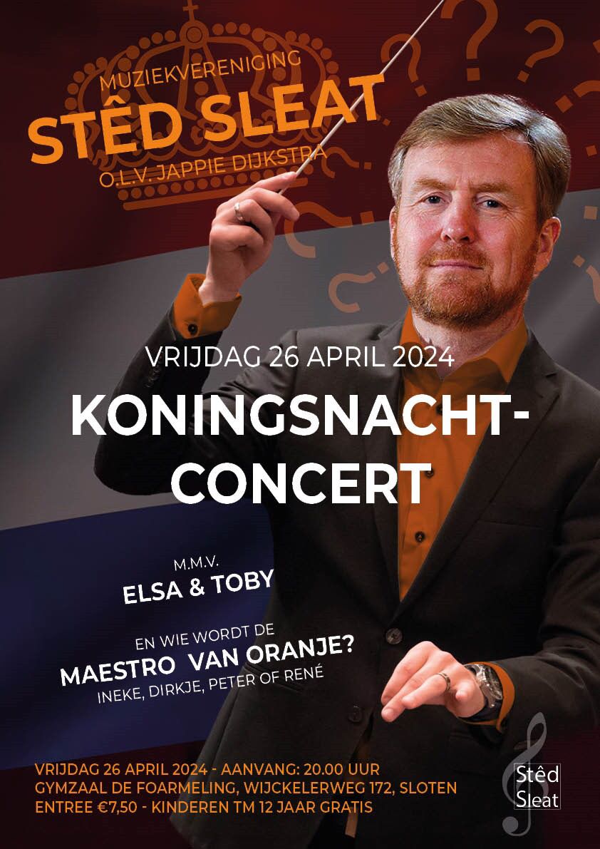 WIE WORDT DE MAESTRO VAN ORANJE