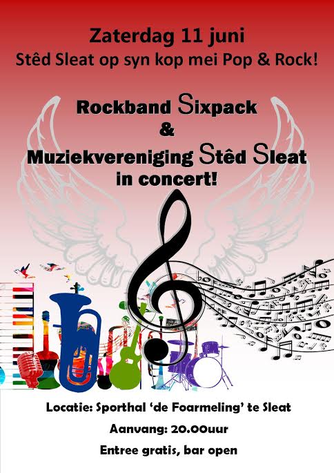Sixpack en Stêd Sleat in Concert